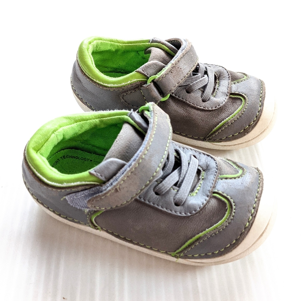 SOLE PLAY Galien gray leather soft sole sneakers